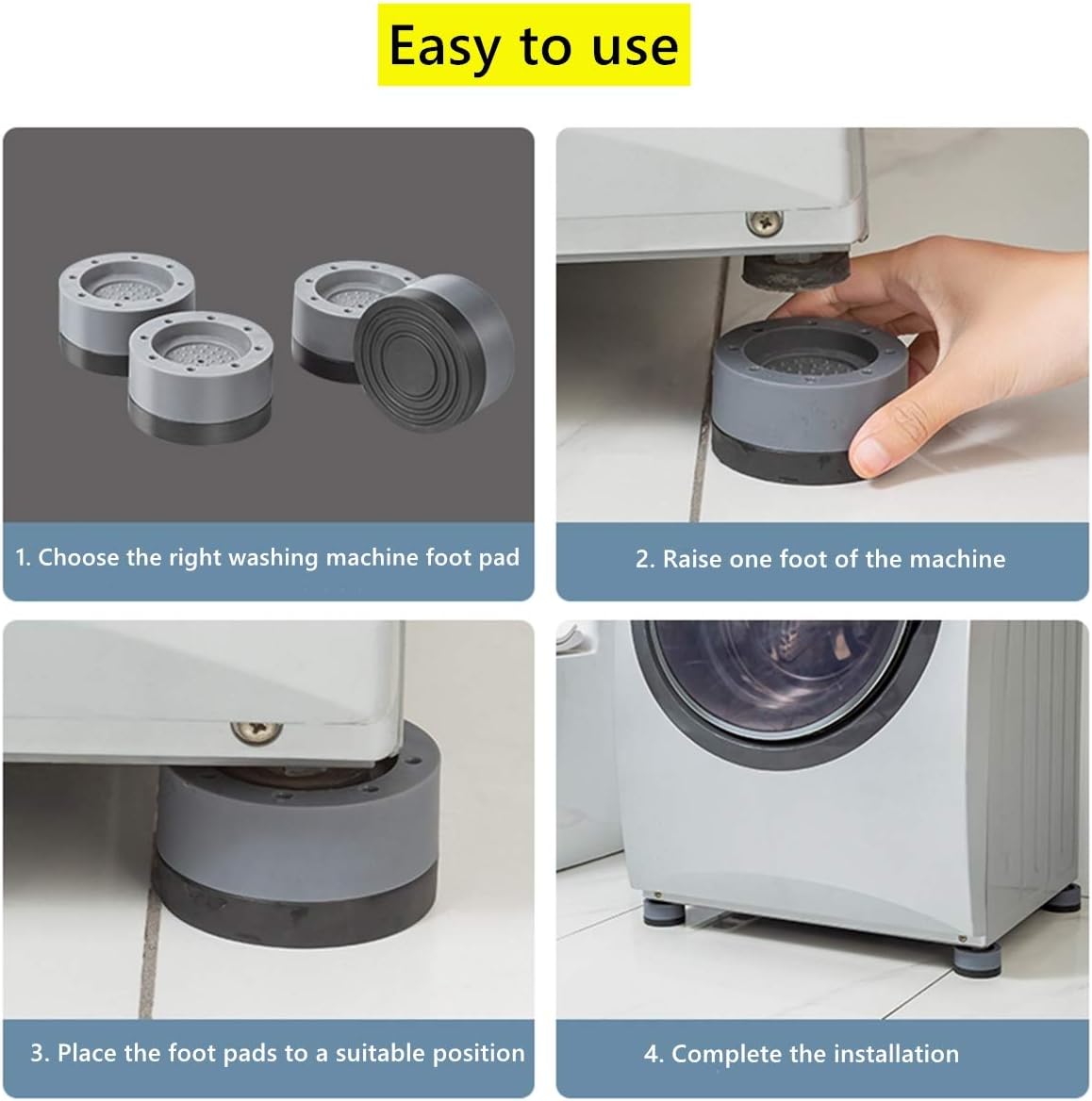 VibeStop - Anti Vibration Washing Machine Support