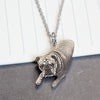 Personalized Pet Pendant Clavicle Necklace or Keychain