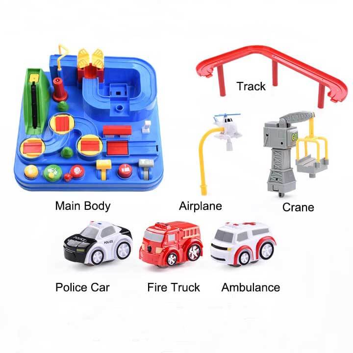 Car Adventure Toys Interactive Track Playset