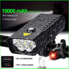 10000mAh Rechargeable Bike Light Back Rear Bicycle Lights