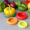 Load image into Gallery viewer, Reusable Silicone Fruit Vegetable Storage Cover Food Huggers (4 pieces)