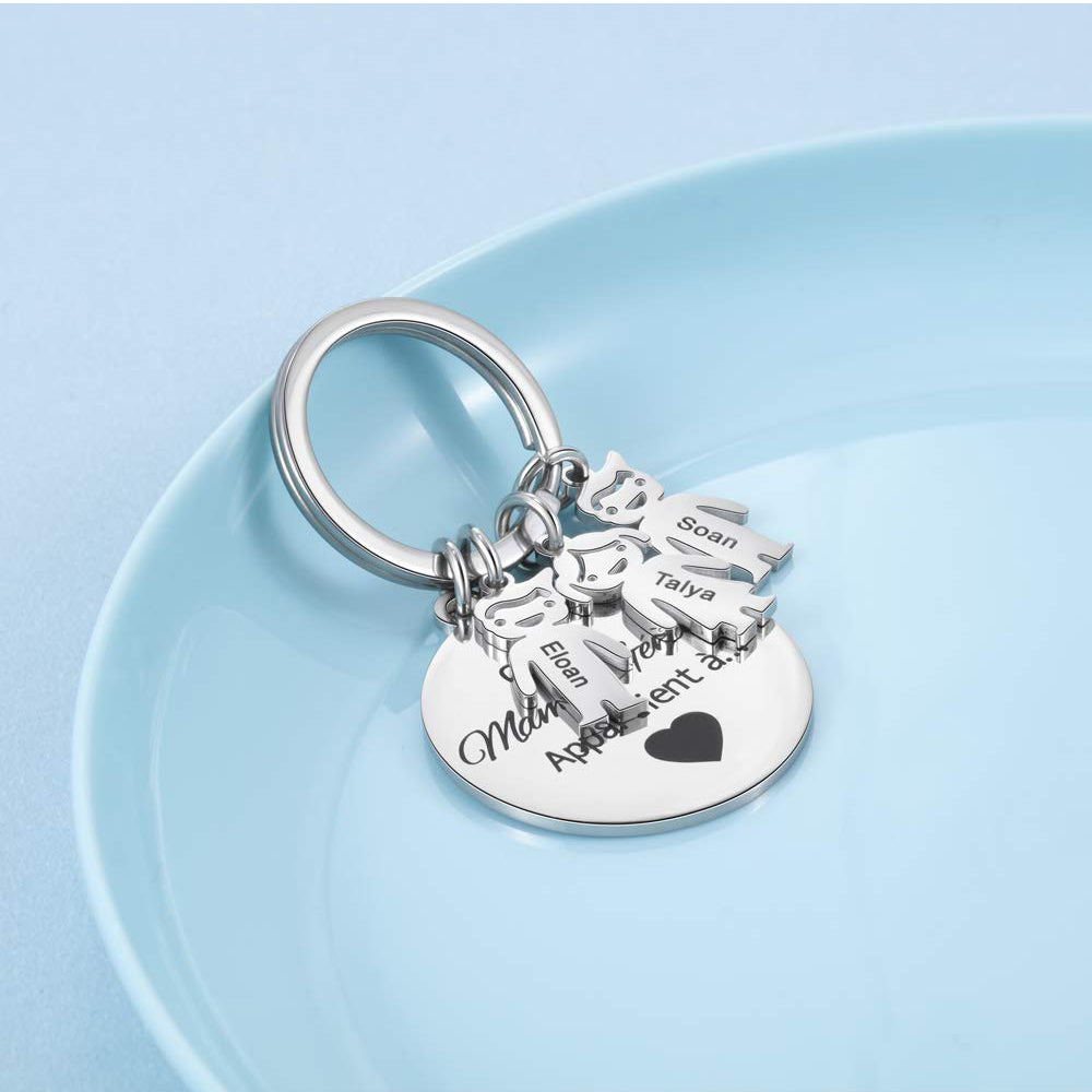 Personalized Family Love Keychain