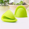 2PCS silicone heat resistant cooking pinch mitts mini oven 