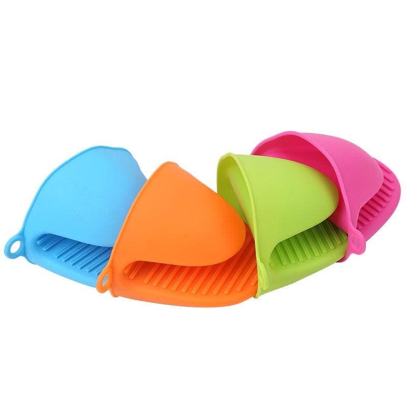 2 Pieces silicone heat resistant cooking pinch mitts, mini oven gloves