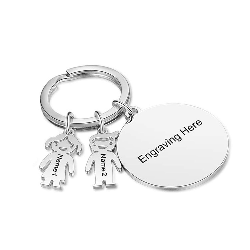 Personalized Family Love Keychain