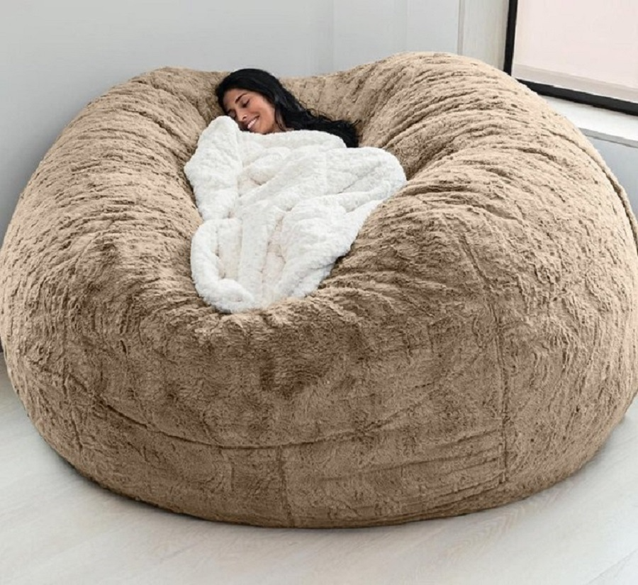 Giant Fur Bean Bag