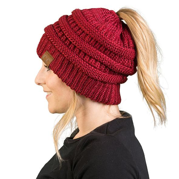 Ponytail Beanie - Weloveinnov