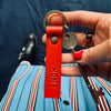 Load image into Gallery viewer, ROLLER Personalised leather keyrings