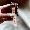 Load image into Gallery viewer, Handcrafted Personal Charm Leather Keyring