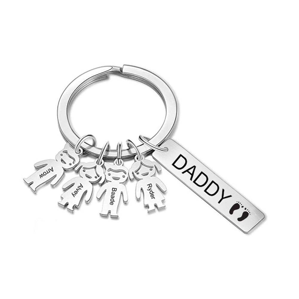 Personalized Family Love Keychain