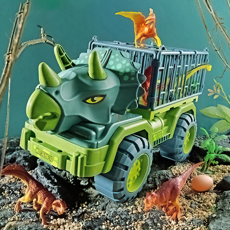 Dinosaur Truck Transport Carrier Vehicle Toy Car