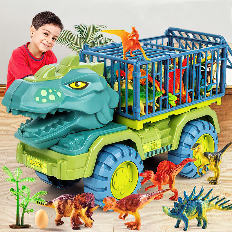 Dinosaur Truck Transport Carrier Vehicle Toy Car