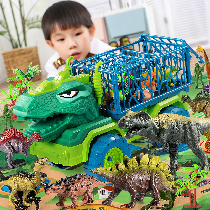 Dinosaur Truck Transport Carrier Vehicle Toy Car