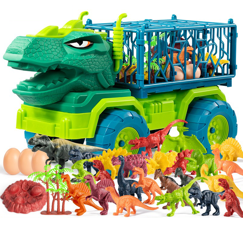 Dinosaur Truck Transport Carrier Vehicle Toy Car