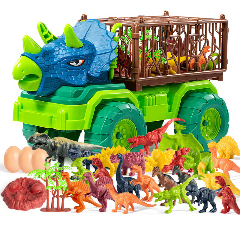 Dinosaur Truck Transport Carrier Vehicle Toy Car