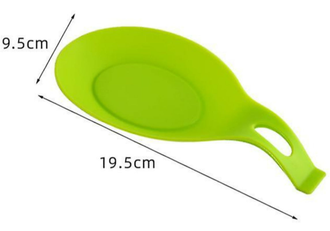 Durable Food-grade Utensil Holder Silicone Kitchen Spoon Rest