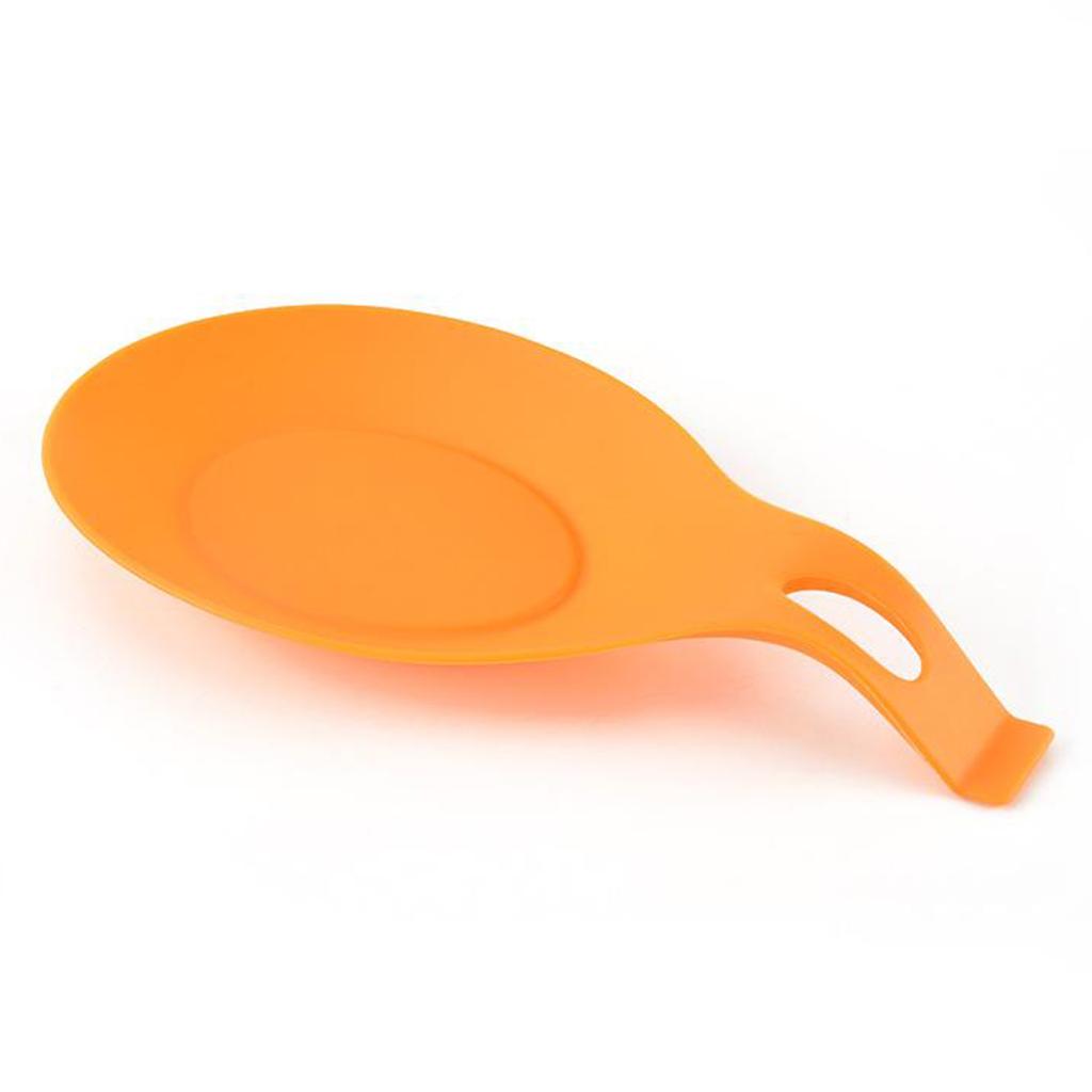 Durable Food-grade Utensil Holder Silicone Kitchen Spoon Rest