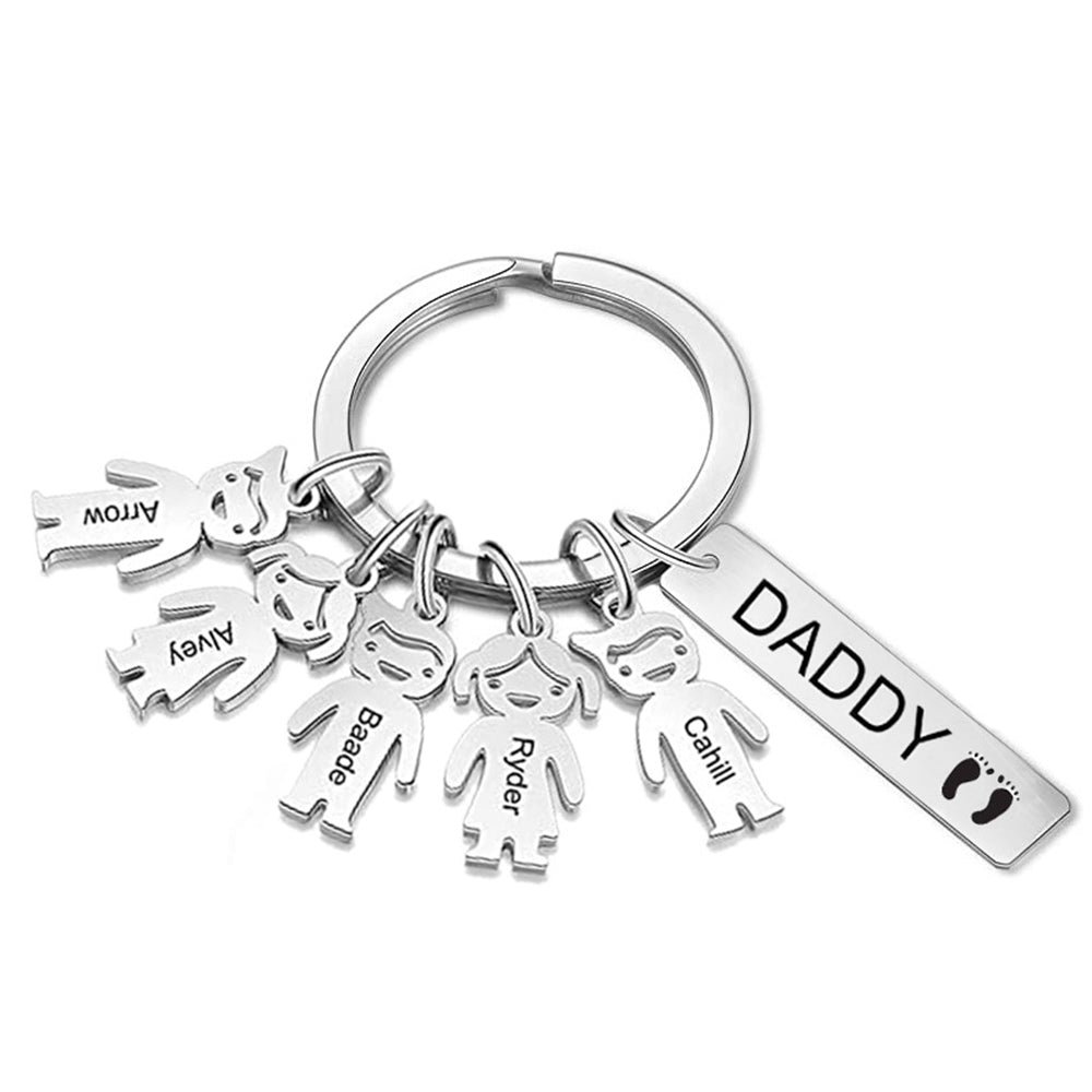 Personalized Family Love Keychain