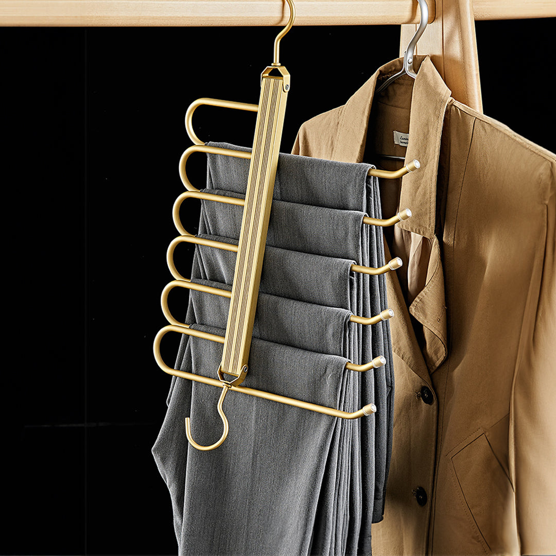 DesignTod™ Golden Space Saving Pants Hanger