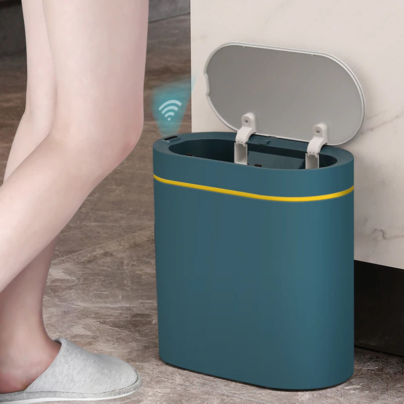 Bathroom Smart Sensor Trash Can Electronic Automatic Touchless with Aromatherapy