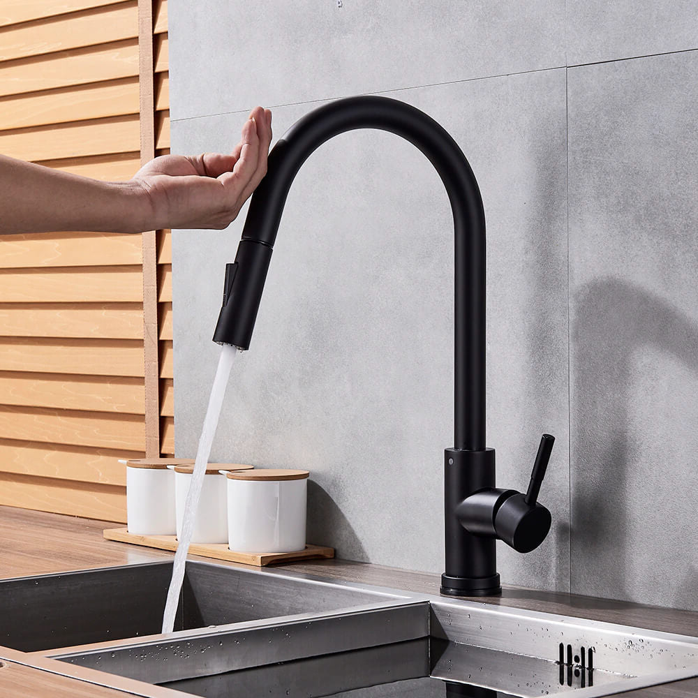 Touchless Free Activated Sensor Pull Out Spout Kitchen Faucet