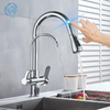 Pull Out Kitchen Faucets With Water Filter with Touch Sensor