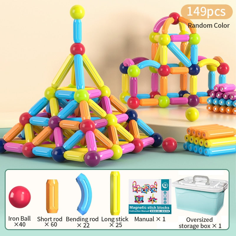 MAGBUILD Kids Magnetic Construction Set