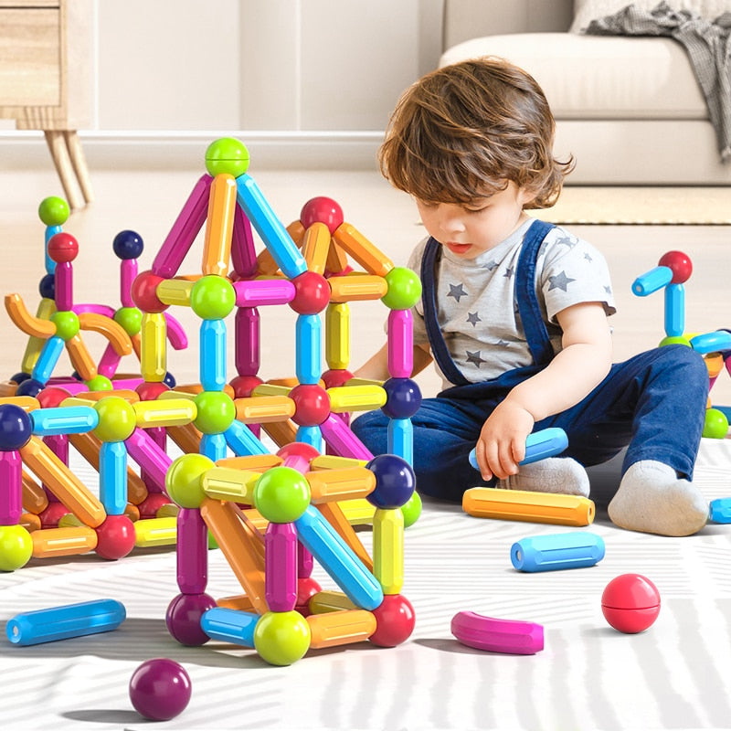 MAGBUILD Kids Magnetic Construction Set