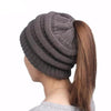 Messy Bun and Ponytail Beanie - Weloveinnov