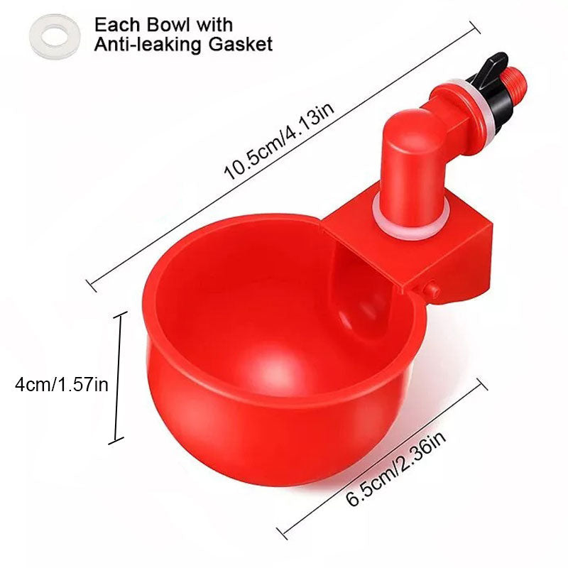 Automatic Chicken Water Cups - Poultry Drinking And Watering Cups, Chicken Feeders And Waterers