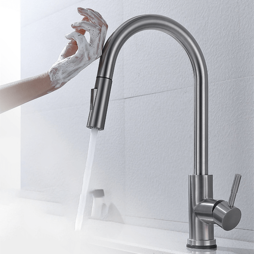 Imperium Touch Control Dual Function Pull Out Spout Kitchen Faucet - Signature Faucets