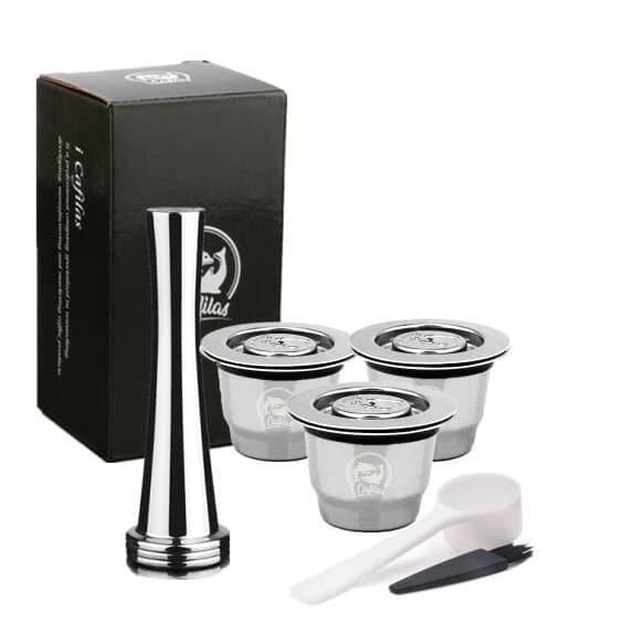 Capsule For Nespresso - 2 In 1 Usage Refillable Capsule Crema Espresso Coffee Filter
