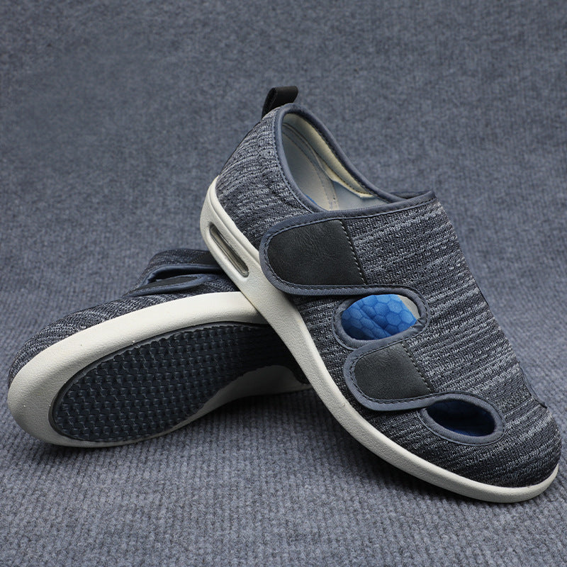 Premium Unisex Velcro Plus Size Wide Diabetic Shoe For Swollen Feet Width