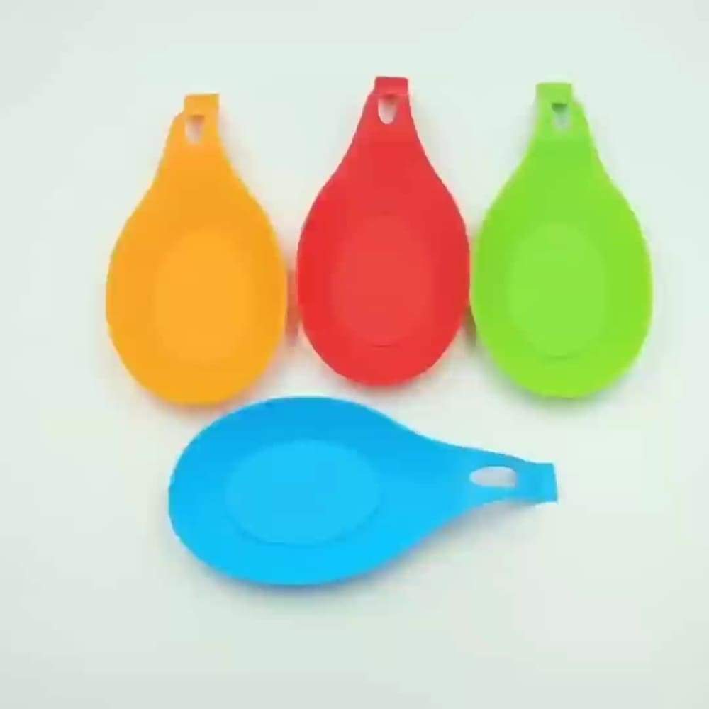 Durable Food-grade Utensil Holder Silicone Kitchen Spoon Rest