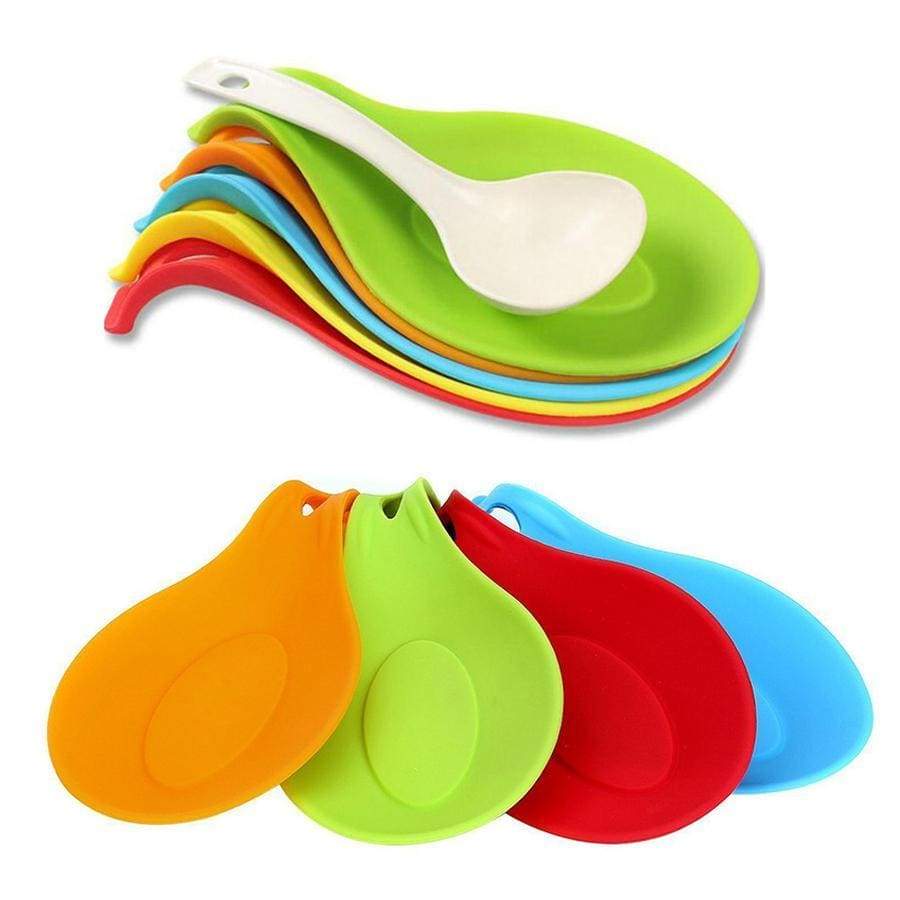 Durable Food-grade Utensil Holder Silicone Kitchen Spoon Rest