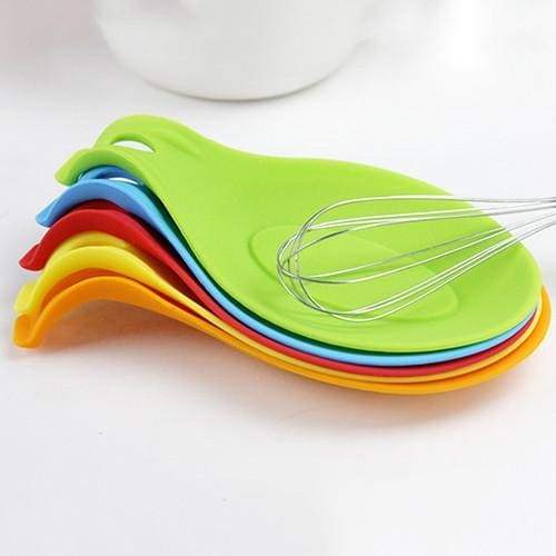 Durable Food-grade Utensil Holder Silicone Kitchen Spoon Rest