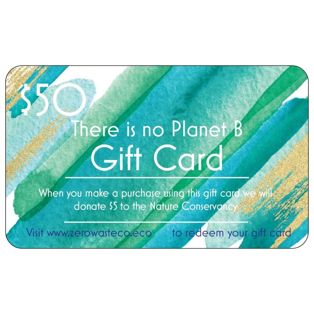 Eco-Gift Cards - Choose from $20 $50 or $100