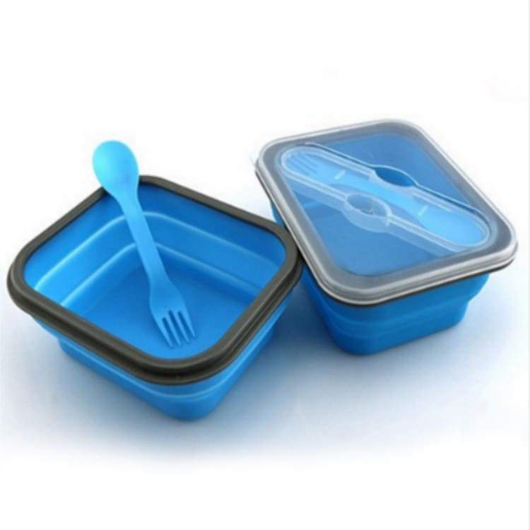 Food Grade Single Cup Silicone Folding Lunch /Tiffin Box