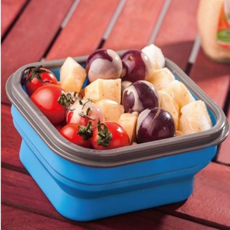 Food Grade Single Cup Silicone Folding Lunch /Tiffin Box