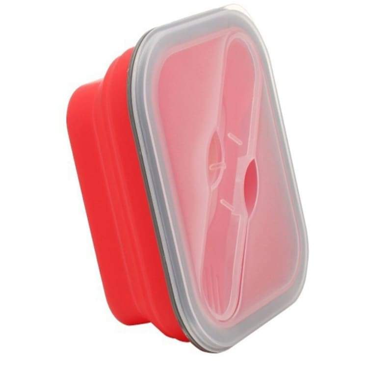 Food Grade Single Cup Silicone Folding Lunch /Tiffin Box