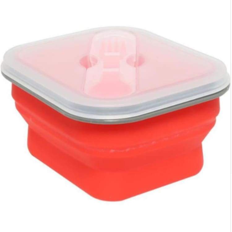 Food Grade Single Cup Silicone Folding Lunch /Tiffin Box