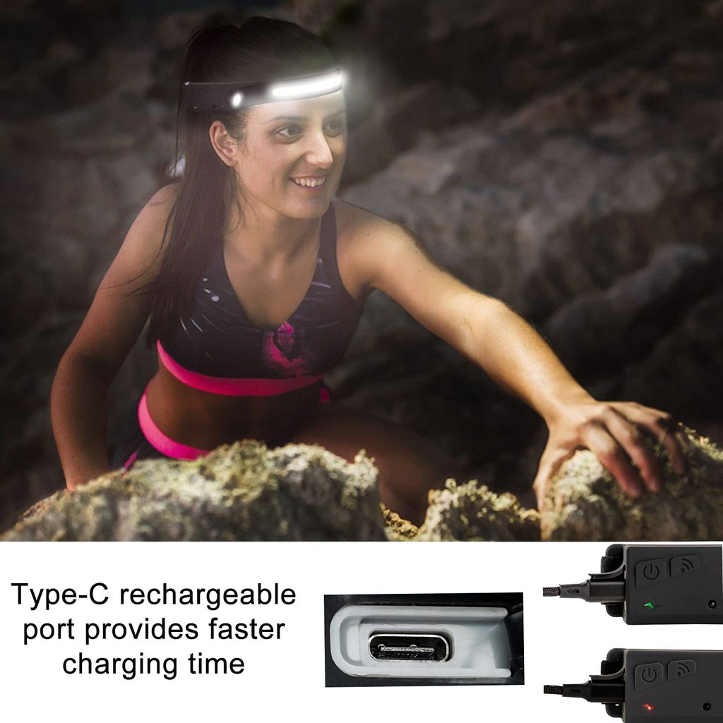 LED Headlamp Usb Rechargeable Headlight