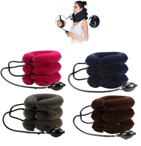 Aesthetic Cervical Neck Traction Medical Device Inflatable Air Collar - Weloveinnov