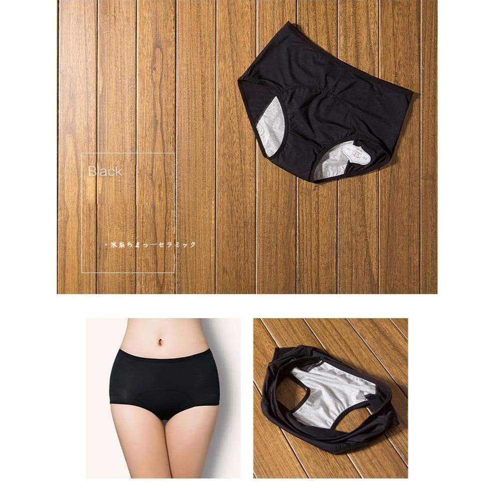 Culotte menstruelle anti-fuite taille haute pour femme