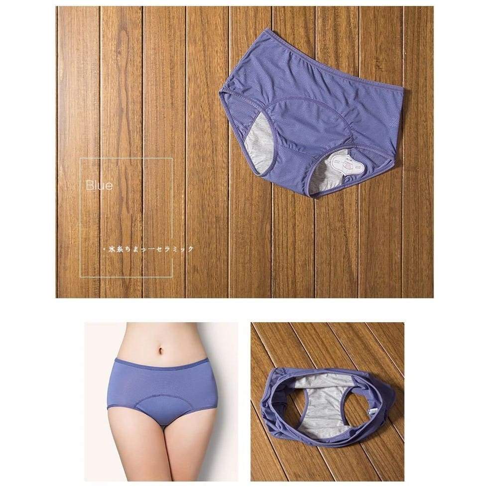 Culotte menstruelle anti-fuite taille haute pour femme