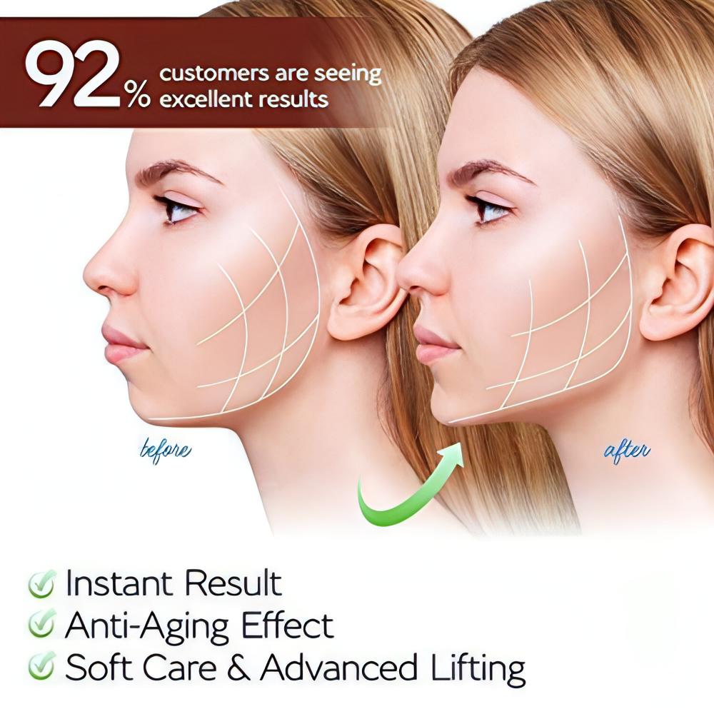 SINGLE STRAP CHIN REDUCER | Reusable V Line Mask Facial Slimming Strap Face Lifter