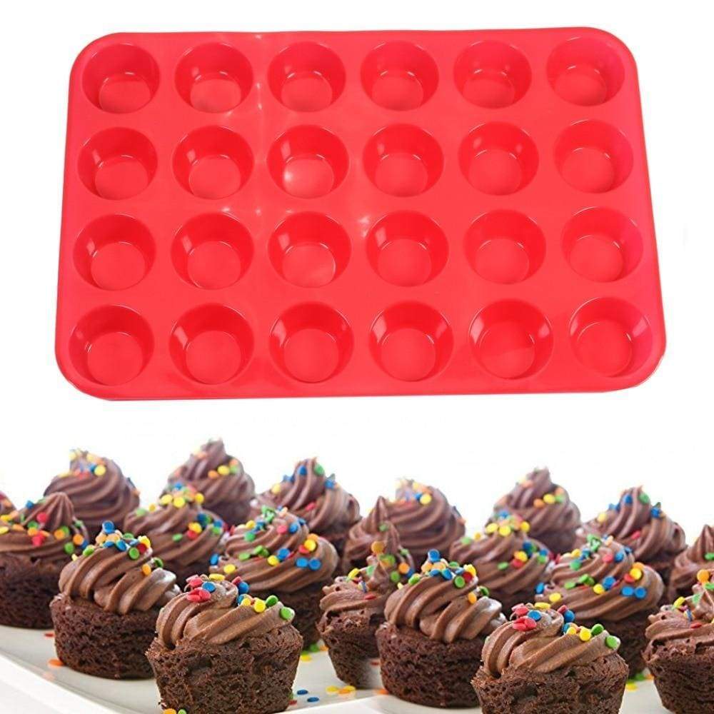Non-Stick Silicone Baking Mould for Muffins, Cupcakes and Mini Cakes - Zero Waste Co