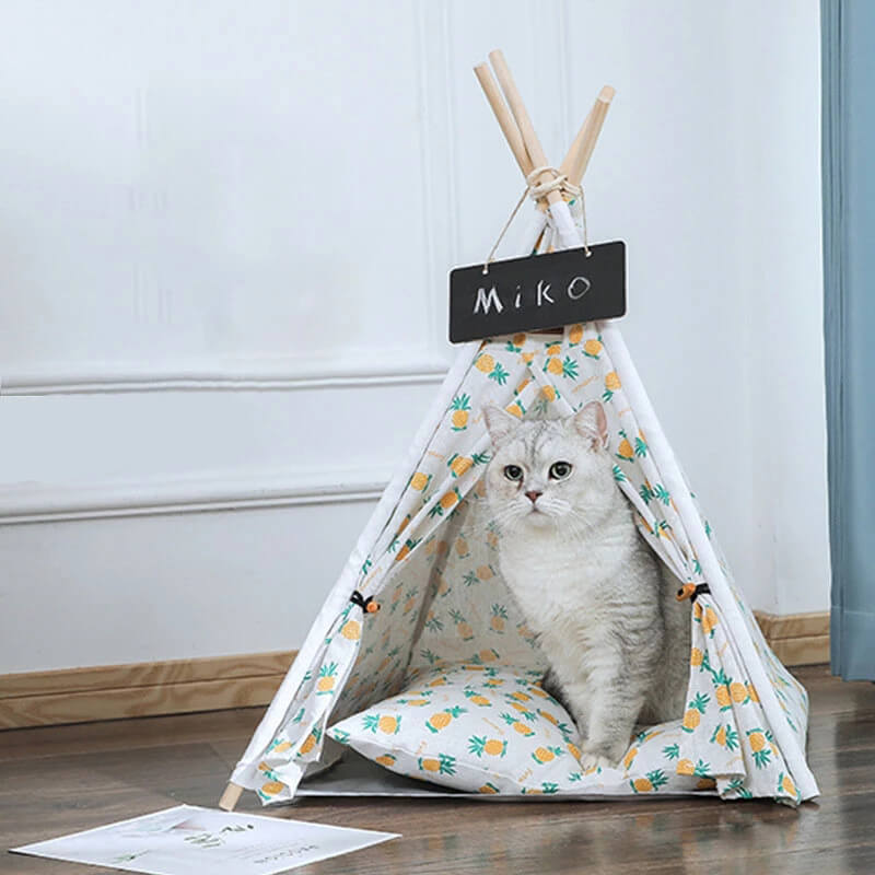 Cat Tent Teepee Bed Indoor Pet Cat House