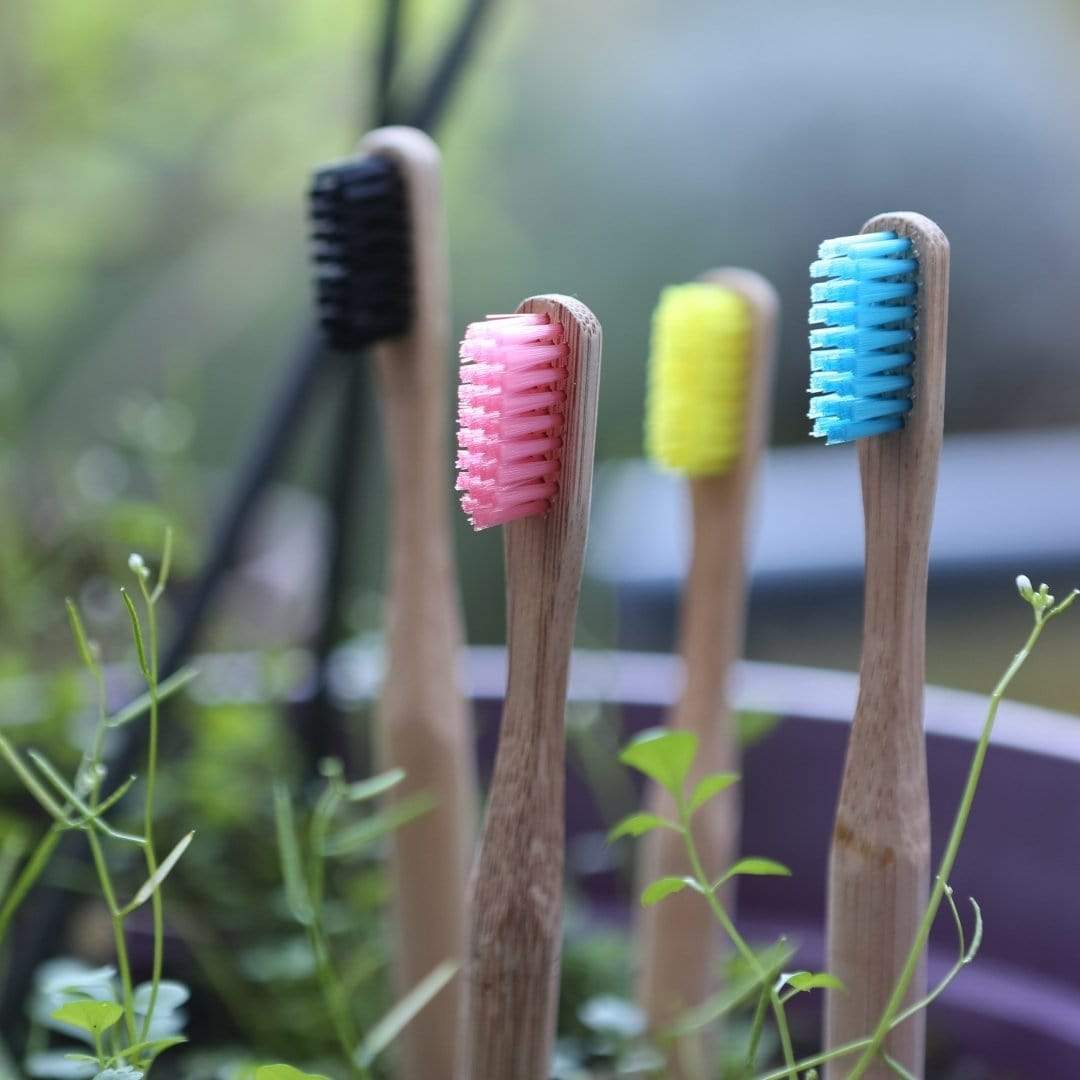 4 Pack || Natural EcoFriendly Bamboo Toothbrush - Weloveinnov