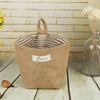 Vintage Jute Decorative Burlap Storage Bag